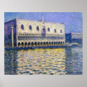 Claude Monet - Doges' Palace Poster