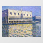 Claude Monet - Doges' Palace Raamsticker (Vel)