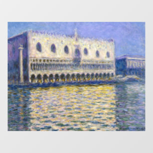 Claude Monet - Doges' Palace Raamsticker