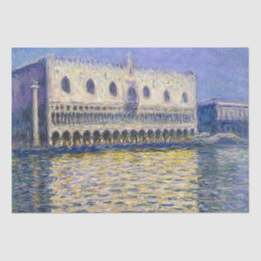 Claude Monet - Doges' Palace Tissuepapier (Voorkant)