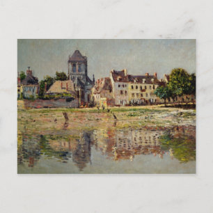 Claude Monet Door de rivier de Vernon, 1883 Briefkaart