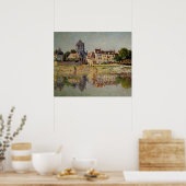 Claude Monet | Door de rivier de Vernon, 1883 Poster (Keuken)