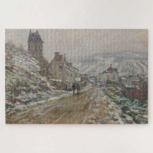 Claude Monet Dorpsstraat Vétheuil Legpuzzel (Horizontaal)