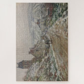 Claude Monet Dorpsstraat Vétheuil Legpuzzel (Verticaal)