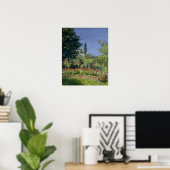 Claude Monet | Drijvende tuin in Sainte-Adresse Poster (Thuiskantoor)