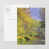 Claude Monet een bocht van de epte Briefkaart (Voorkant / Achterkant)