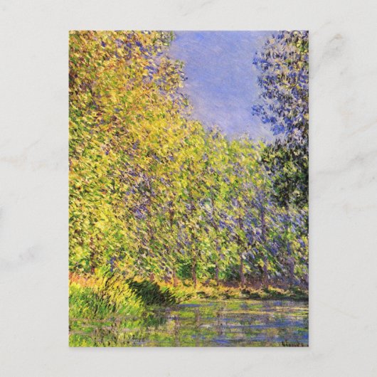Claude Monet een bocht van de epte Briefkaart (Voorkant)