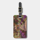 Claude Monet | Een route in de tuin van Monet Bagagelabel (Voorkant verticaal)