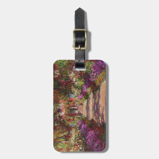 Claude Monet | Een route in de tuin van Monet Bagagelabel (Voorkant verticaal)