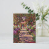Claude Monet | Een route in de tuin van Monet Briefkaart (Staand voorkant)