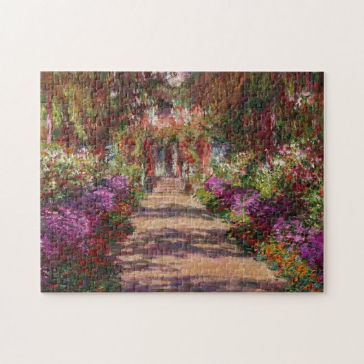 Claude Monet | Een route in de tuin van Monet Legpuzzel (Horizontaal)