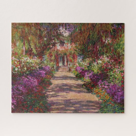 Claude Monet | Een route in de tuin van Monet Legpuzzel (Horizontaal)