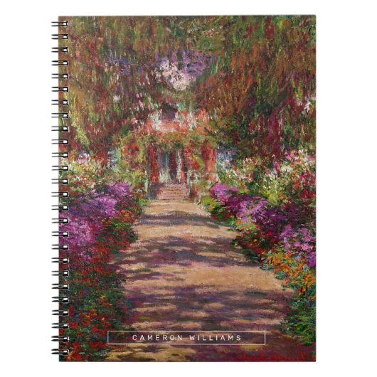 Claude Monet | Een route in de tuin van Monet Notitieboek (Voorkant)