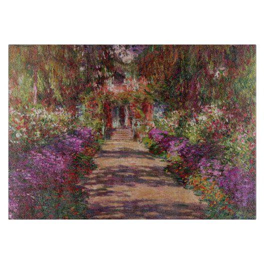 Claude Monet | Een route in de tuin van Monet Snijplank (Voorkant)