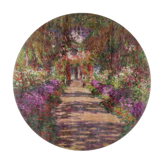 Claude Monet | Een route in de tuin van Monet Snijplank (Voorkant)
