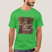 Claude Monet | Een route in de tuin van Monet T-shirt (Voorkant)