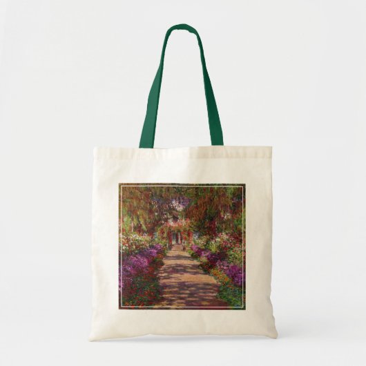 Claude Monet | Een route in de tuin van Monet Tote Bag (Voorkant)