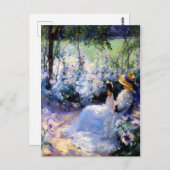Claude Monet - Een vrouw die leest Briefkaart (Voorkant / Achterkant)