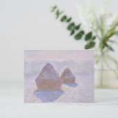 Claude Monet | Effect van Hooibergen van Sneeuw en Briefkaart (Staand voorkant)
