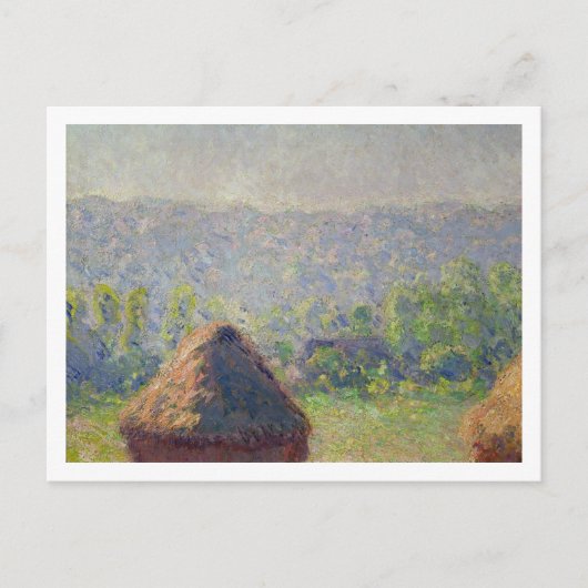Claude Monet | Einde van de zomer in Givern Briefkaart (Voorkant)