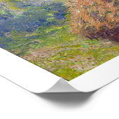 Claude Monet | Einde van de zomer in Givern Poster (Hoek)