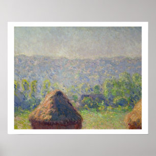 Claude Monet   Einde van de zomer in Givern Poster