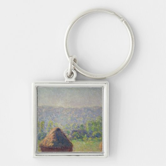 Claude Monet | Einde van de zomer in Givern Sleutelhanger (Voorkant)