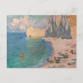 Claude Monet - Etretat: Beach and Falaise d'Amont Briefkaart (Voorkant)