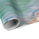 Claude Monet - Etretat: Beach and Falaise d'Amont Cadeaupapier (Rol Hoek)