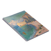 Claude Monet - Etretat: Beach and Falaise d'Amont Notitieboek (Rechterzijde)
