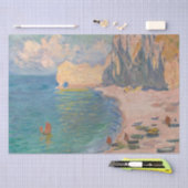 Claude Monet - Etretat: Beach and Falaise d'Amont Tissuepapier (Craft)