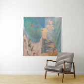 Claude Monet - Etretat: Beach and Falaise d'Amont Wandkleed (In Situ (horizontaal))