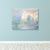 Claude Monet | Etretat Canvas Afdruk (Insitu (Houten vloer))