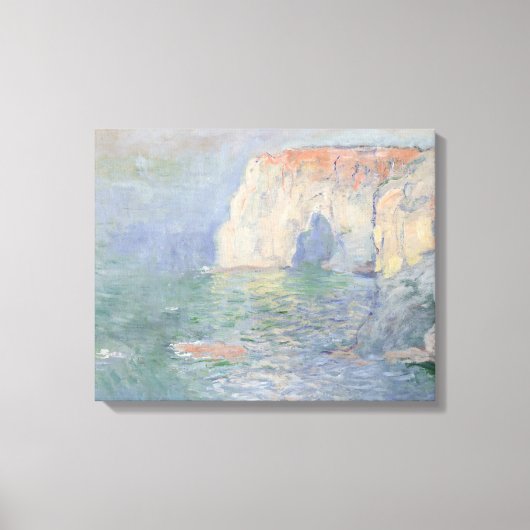 Claude Monet | Etretat Canvas Afdruk (Voorkant)