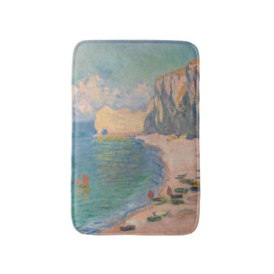 Claude Monet - Etretat: Strand en Falaise d'Amont Badmat