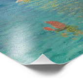 Claude Monet - Etretat - The Beach and the Falaise Foto Afdruk (Hoek)