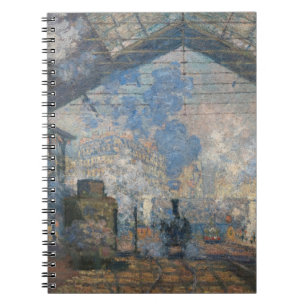 Claude Monet - Exterieur van het Gare Saint-Lazare Notitieboek