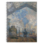 Claude Monet - Exterieur van het station Saint-Laz Notitieboek (Voorkant)