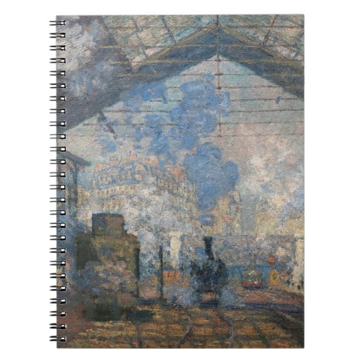 Claude Monet - Exterieur zicht op het station Sain Notitieboek (Voorkant)