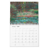 CLAUDE MONET FINE ART CALENDAR KALENDER (Jan 2027)