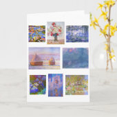 Claude Monet, Fine Art Paintings, Impressionisme Kaart (Gele Bloem)