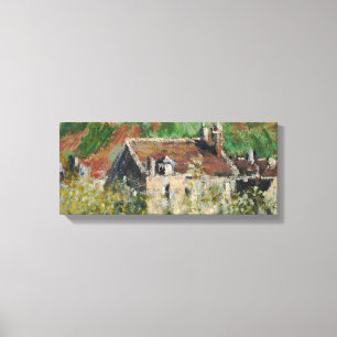 Claude Monet - Flowering Plum Trees Canvas Afdruk