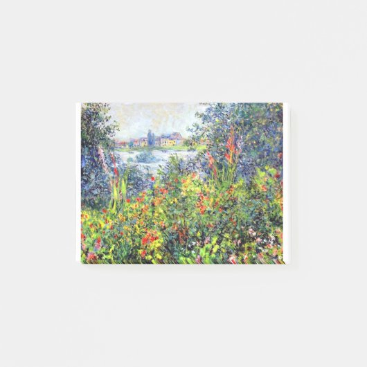 Claude Monet Flowers bij Vetheuil Post-it® Notes (Voorkant)