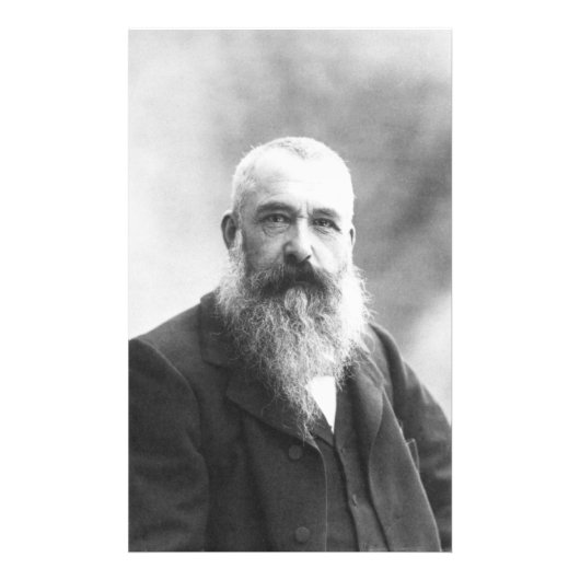 Claude Monet Foto van Felix Nadar in 1899 Afdruk (Voorkant)