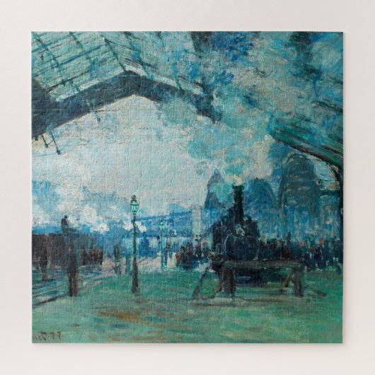 Claude Monet French Train Travel Art Legpuzzel (Verticaal)