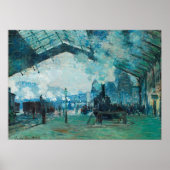 Claude Monet French Train Travel Art Poster (Voorkant)