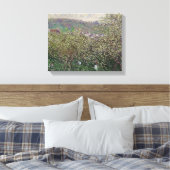 Claude Monet | Fruitplukkers, 1879 Canvas Afdruk (Insitu (Slaapkamer))