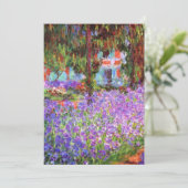 Claude Monet Garden in Giverny Kaart (Staand voorkant)