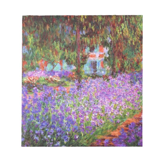 Claude Monet Garden in Giverny Notitieblok (Voorkant)