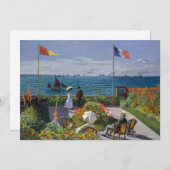 Claude Monet - Garden in Sainte-Adresse Bedankkaart (Voorkant / Achterkant)